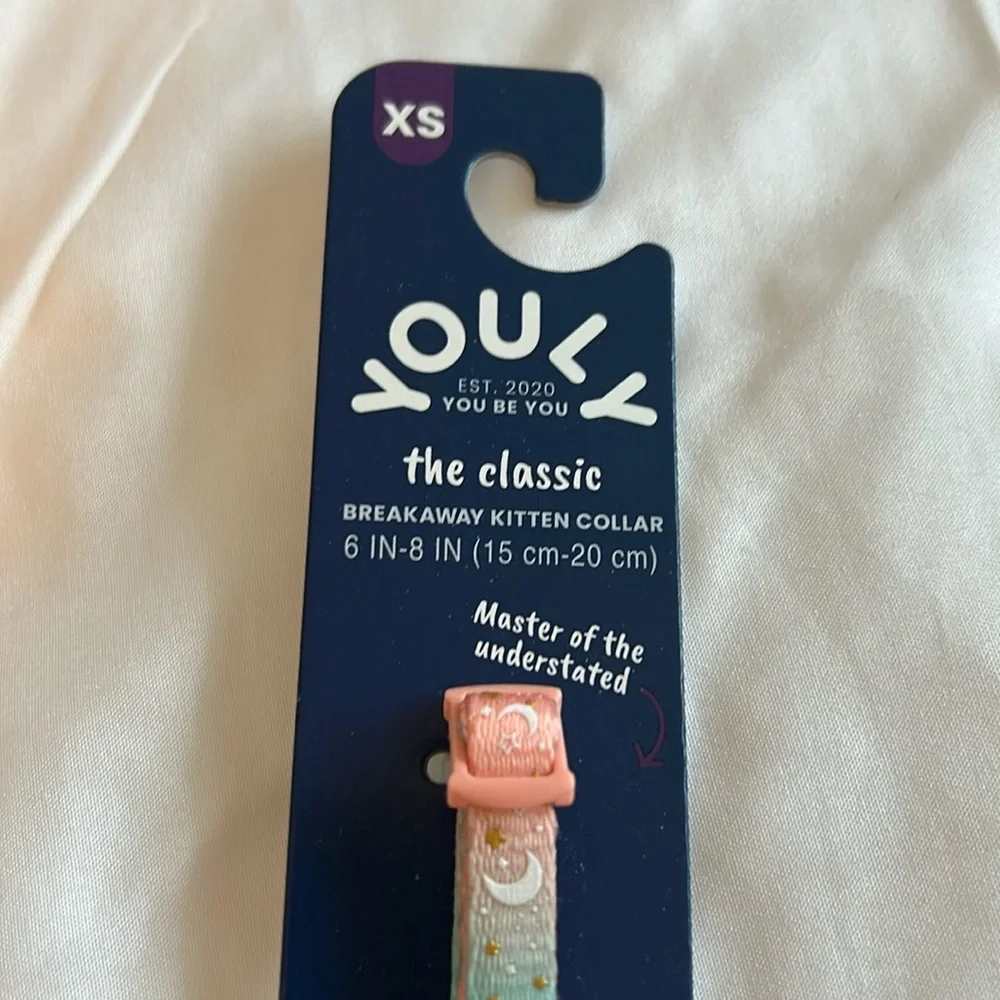 Youly the classic Femme Moon Star Breakaway Kitten Collar (XS)